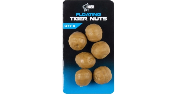 NASH - Umělá nástraha ořech Floating Tiger Nut 6 ks
