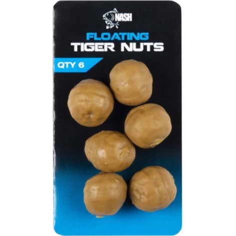 NASH - Umělá nástraha ořech Floating Tiger Nut 6 ks