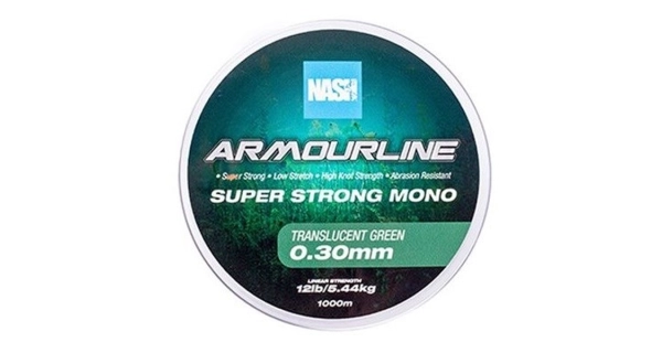 NASH - Vlasec Armourline Super Strong Mono Green 1000 m 0,30 mm 5,44 kg