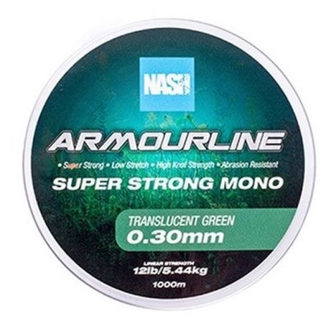 NASH - Vlasec Armourline Super Strong Mono Green 1000 m 0,30 mm 5,44 kg