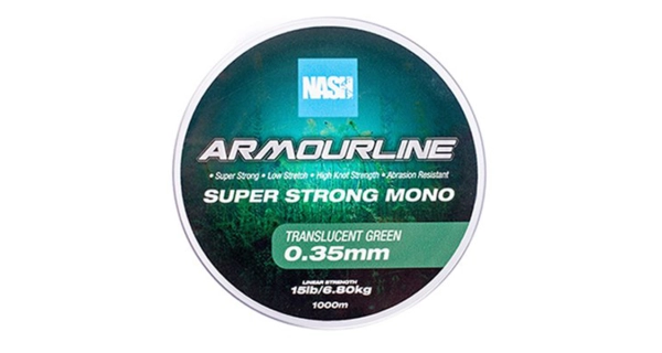 NASH - Vlasec Armourline Super Strong Mono Green 1000 m 0,35 mm 6,80 kg
