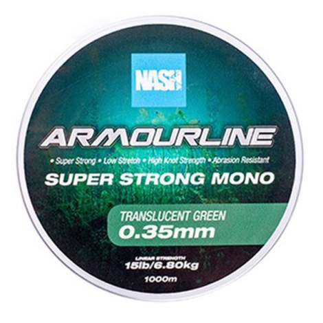 NASH - Vlasec Armourline Super Strong Mono Green 1000 m 0,35 mm 6,80 kg