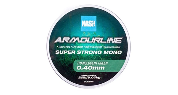 NASH - Vlasec Armourline Super Strong Mono Green 1000 m 0,40 mm 9,07 kg