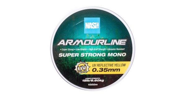 NASH - Vlasec Armourline Super Strong Mono UV Yellow 1000 m 0,35 mm 6,80 kg