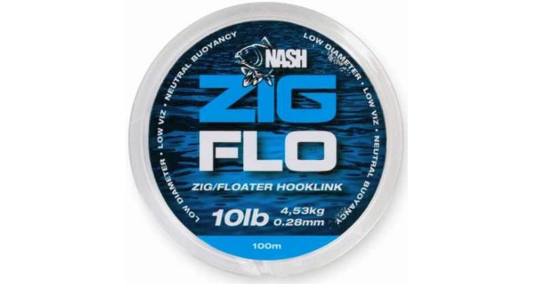 NASH - Vlasec NXT Zig Flo 0,28 mm 4,5 kg 100 m