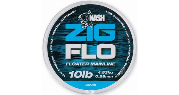 NASH - Vlasec NXT Zig Flo 0,28 mm 4,5 kg 300 m