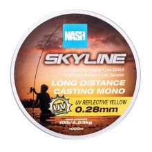 NASH - Vlasec Skyline Mono UV Yellow 1000 m 0,28 mm 4,5 kg