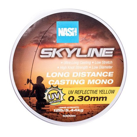 NASH - Vlasec Skyline Mono UV Yellow 1000 m 0,30 mm 5,44 kg