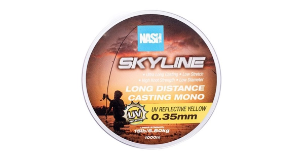 NASH - Vlasec Skyline Mono UV Yellow 1000 m 0,35 mm 6,8 kg