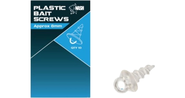 NASH - Vrtáček Plastic Bait Screw 8 mm 10 ks