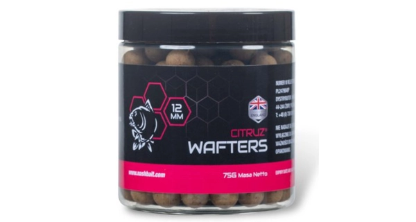 NASH - Vyvážené boilie Citruz Wafters 12 mm 75 g