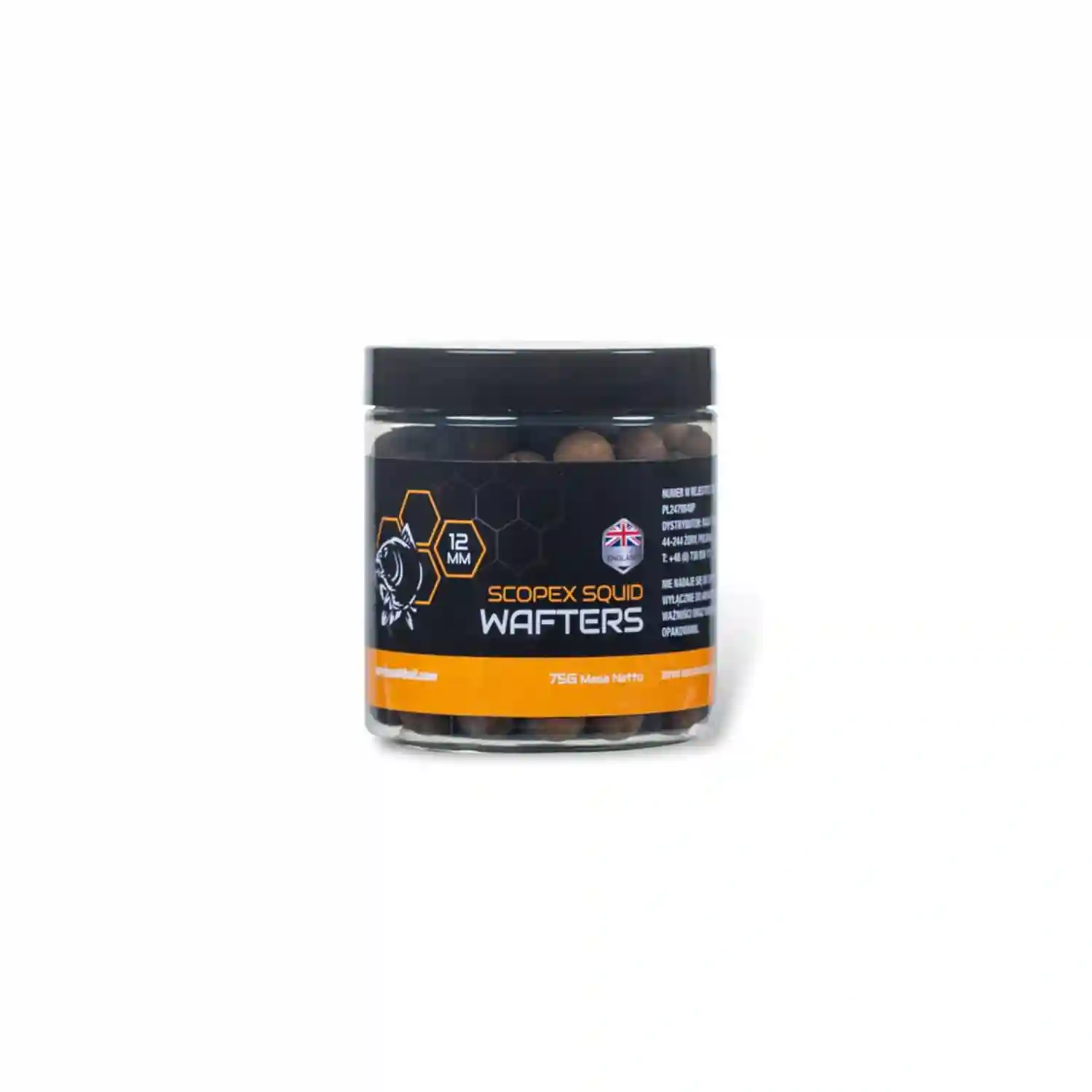 NASH - Vyvážené boilie Scopex Squid Wafters 12 mm 75 g