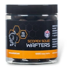 NASH - Vyvážené boilie Scopex Squid Wafters 15 mm 100 g