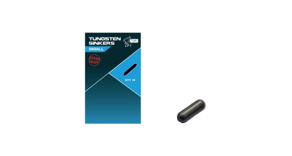 NASH - Zarážky na montáž Tungsten Sinkers Small 12 ks