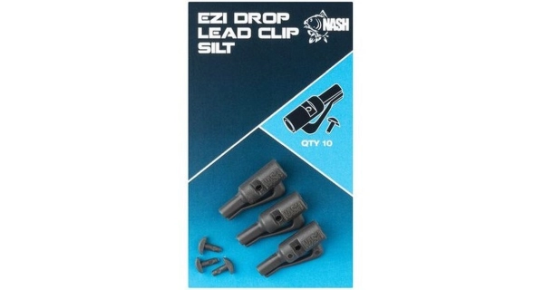 NASH - Závěsky Ezi Drop Lead Clip Silt