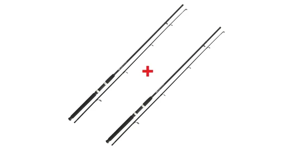 NGT - Prut Carp Stalker Rod Black 2,4 m 2 lb 1+1 ZDARMA