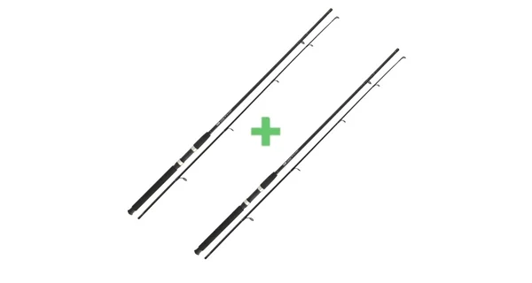 NGT - Prut Carp Stalker Rod Black 2,4 m 2 lb 1+1 ZDARMA