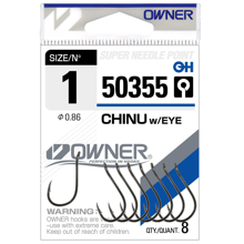 OWNER - Háček s očkem 50355 vel. 1/0 7 ks