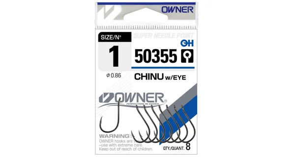 OWNER - Háček s očkem 50355 vel. 1 8 ks