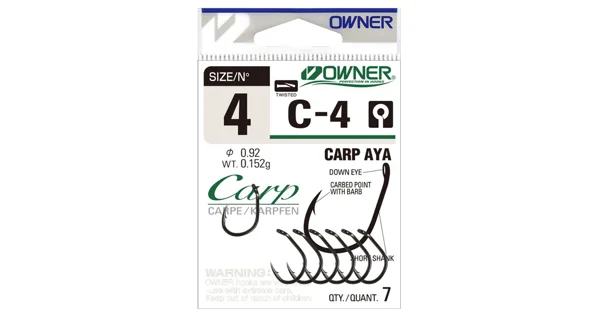 OWNER - Háček s očkem C-4 50924 vel. 2 6 ks