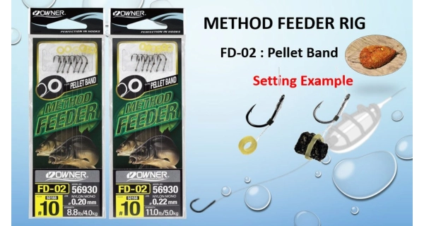 OWNER - Návazec FD02 Háček vel. 0,6 0,25 mm 6 ks