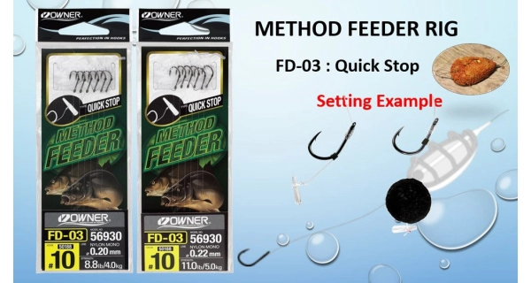 OWNER - Návazec FD03 Háček č. 0,8 0,22 mm 6 ks