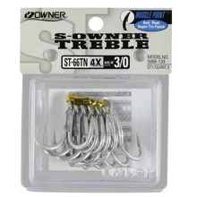 OWNER - Trojháček Stinger Treble ST66 vel. 2/0 5 ks