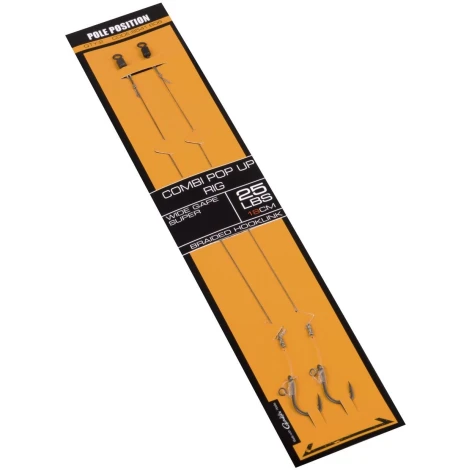 POLE POSITION - Hotový návazec Combi Pop-up Rig 25 lb vel. 4