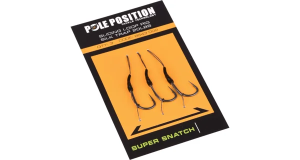 POLE POSITION -  Návazec Sliding Loop Rig Super Snatch 5 cm vel. 8 3 ks