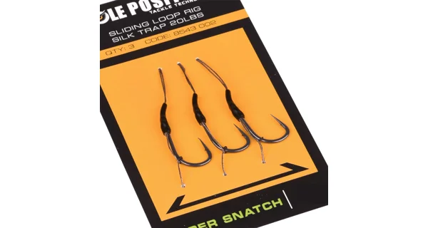 POLE POSITION -  Návazec Sliding Loop Rig Super Snatch 5 cm vel. 8 3 ks