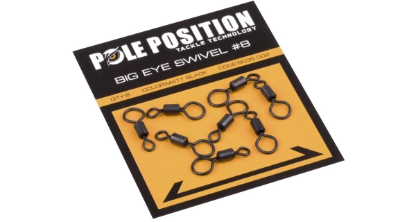POLE POSITION - Obratlík Big Eye Swivel vel. 8