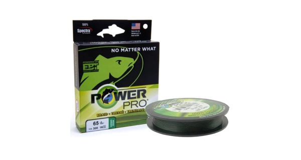 POWER PRO - Pletená šňůra Braided Line Moss Green 135 m 0,15 mm 9 kg