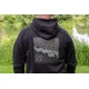 PRESTON - Mikina Black French Terry Hoodie vel. 2XL