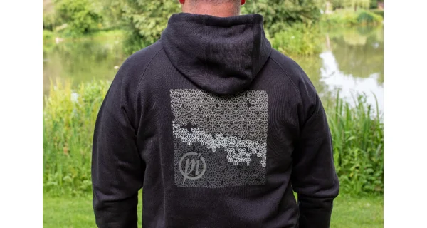 PRESTON - Mikina Black French Terry Hoodie vel. 2XL