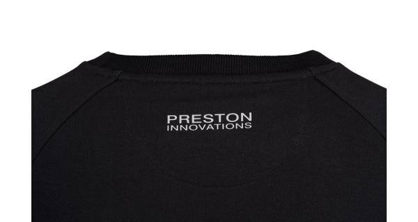 PRESTON - Mikina Black Minimal Sweatshirt vel. 4XL