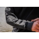 PRESTON - Mikina Black Minimal Sweatshirt vel. L