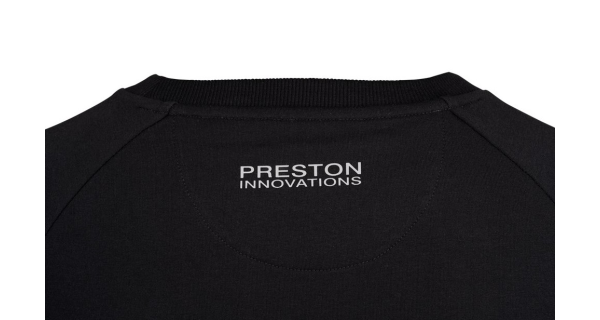 PRESTON - Mikina Black Minimal Sweatshirt vel. S