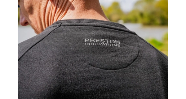 PRESTON - Mikina Black Minimal Sweatshirt vel. XL