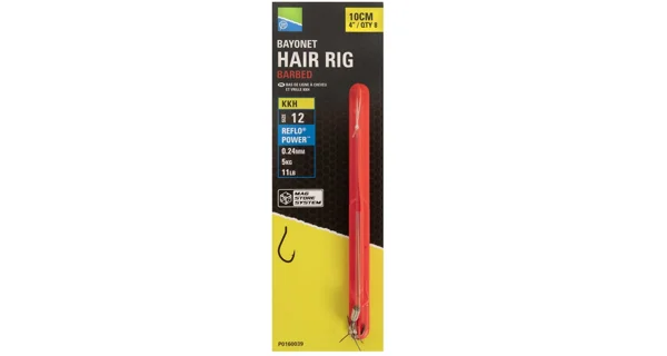 PRESTON - Návazec Bayonet Hair Rigs 10 cm vel. 10 8 ks