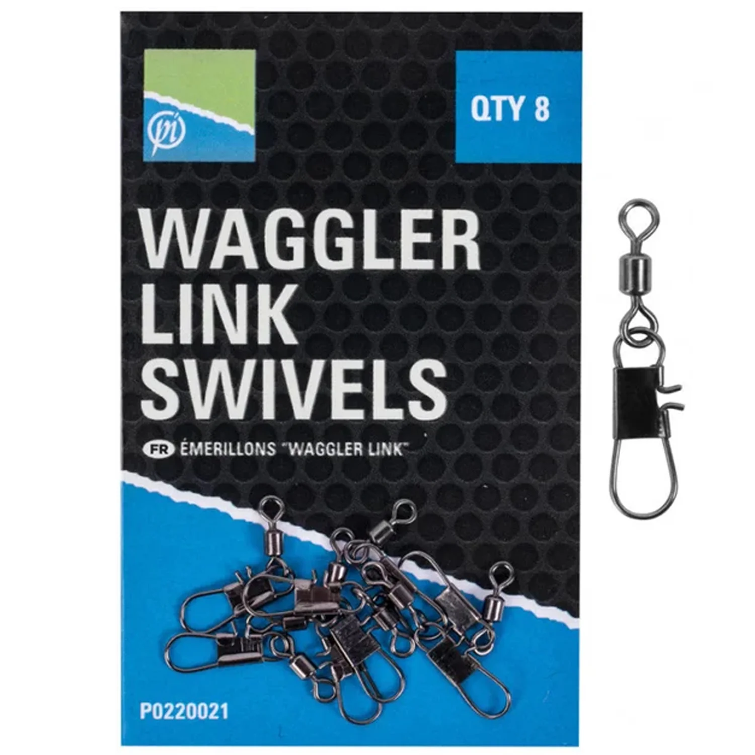 Preston PRESTON - Obratlík s karabinou Waggler Link Swivels 8 ks