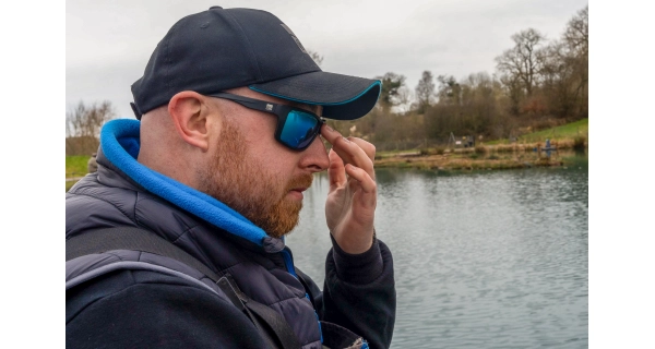 PRESTON - Polarizační brýle Inception Wrap Sunglasses Ice Blue Lens