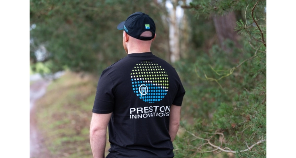 PRESTON - Tričko Lightweight Black T-Shirt vel. S