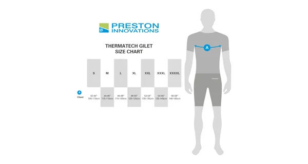 PRESTON - Vyhřívaná vesta Thermatech Heated Gilet vel. XL