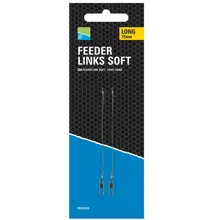 PRESTON - Závěska Feeder Links Soft Long 75 mm 3 ks