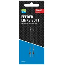 PRESTON - Závěska Feeder Links Soft Short 55 mm 3 ks