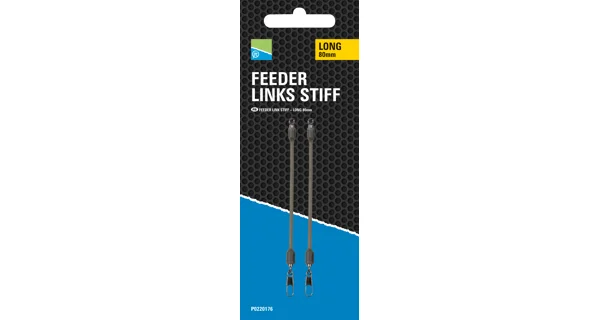 PRESTON - Závěska Feeder Links Stiff Long 80 mm 2 ks