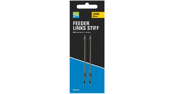 PRESTON - Závěska Feeder Links Stiff Long 80 mm 2 ks