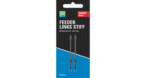 PRESTON - Závěska Feeder Links Stiff Short 60 mm 2 ks