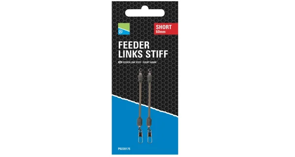 PRESTON - Závěska Feeder Links Stiff Short 60 mm 2 ks