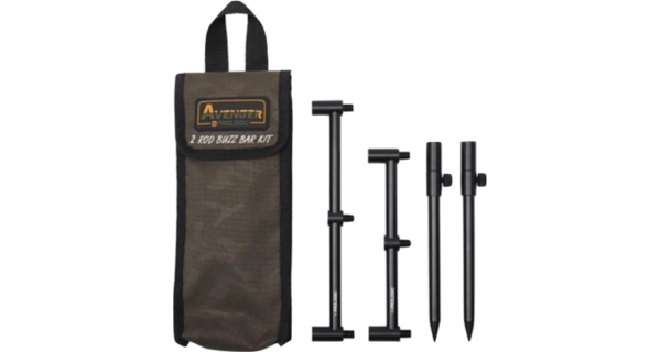 PROLOGIC - Set vidliček a hrazd Avenger 3 Rod Buzz Bar Kits Carrycase 20-34 cm